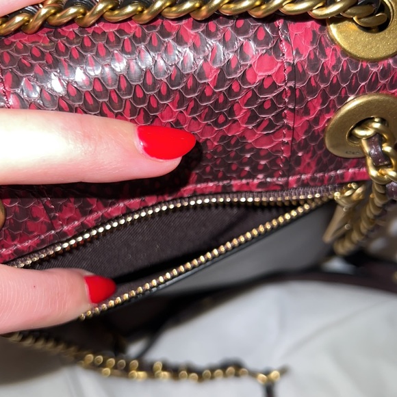 Coach backpack with snakeskin accent - Picture 8 of 13